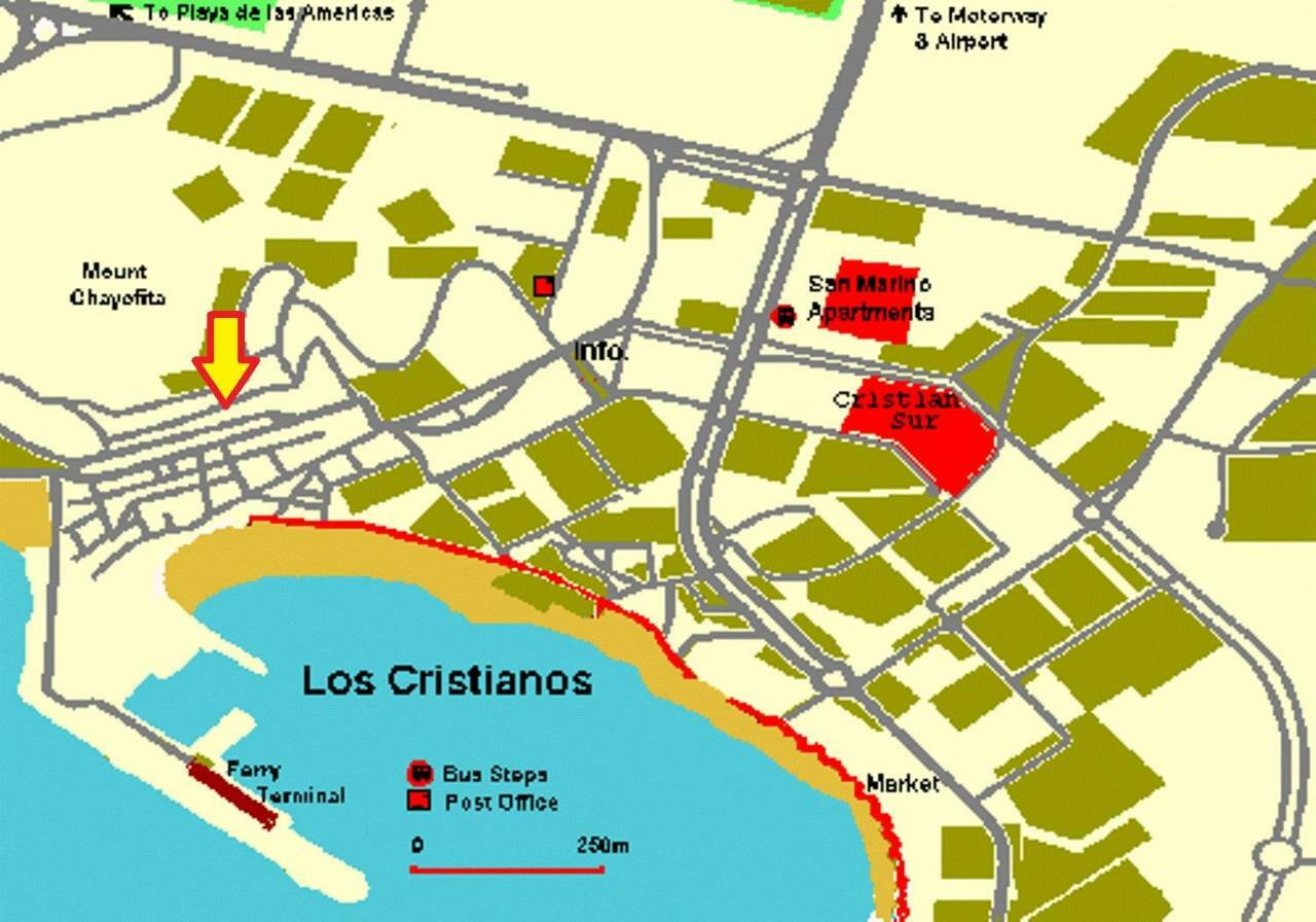 Ocean View Cactus I , Over Los Cristianos, Playa Las Vistas 로스크리스티아노스 외부 사진